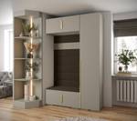 Garderobe Inova 1 Z19 Braun - Gold - Grau - Gold