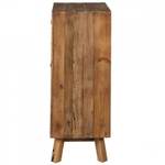 Chiffonnier commode H101cm 5 tiroirs Marron - En partie en bois massif - 60 x 101 x 40 cm
