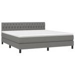 Boxspringbett 3017265-24 Dunkelgrau - Breite: 180 cm