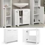 Meuble sous vasque simple Kiko 26469 Blanc brillant