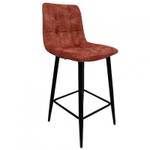 Lot de 2 chaises de bar - NAMI Rouge