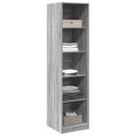 Kleiderschrank 298537-3 Hellgrau - Breite: 50 cm