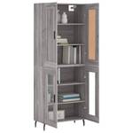 Highboard DE7989 Grau - Holzwerkstoff - 34 x 180 x 70 cm