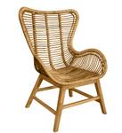 RATTAN Sessel Braun - Rattan - Massivholz - Holzart/Dekor - 68 x 95 x 64 cm