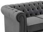 Canapé CHESTERFIELD Anthracite - Profondeur : 168 cm