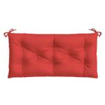 Coussin de banc de jardin Rouge - Profondeur : 100 cm