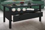 Table basse Lingis Noir - Bois manufacturé - 90 x 42 x 54 cm