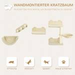 Katzen Kletterwand D30-555V00BG Beige