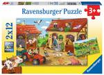 Bauernhof Puzzle Arbeit dem auf