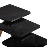 Set de 3 tables d'appoint Hobro Noir