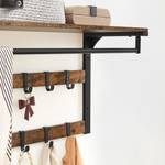 Wandgarderobe Moroni Braun - Metall - 30 x 42 x 65 cm