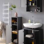 Mobilier de salle de bains Irma Anthracite - Anthracite brillant