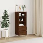 Highboard DE7918 Eiche Schwarzbraun Dekor