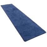 Hochflor Shaggy Läufer Teppich Palace Blau - Nachtblau - 80 x 320 cm