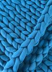 Gewichtsdecke, Therapiedecke Blau - Textil - 160 x 3 x 160 cm