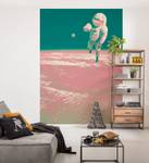 Fototapete Spacewalk 610836 Pink - Naturfaser - Textil - 200 x 280 x 280 cm