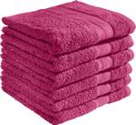 Handtuch 6er-Pack 166393 Neonpink - Tiefe: 100 cm