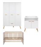 MatsBaby Ensemble de meubles chambre de Beige - En partie en bois massif - 1 x 1 x 1 cm