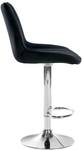 Tabouret de bar Toni Lot de 2 Noir