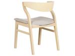 Esszimmerstuhl MAROA 2er Set Beige - Eiche Hell