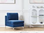 Fauteuil EVJA Bleu - Bleu marine - Largeur : 65 cm