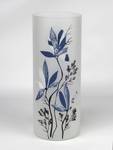 Vase en verre peint à la main Argenté - Verre - 12 x 30 x 12 cm