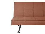 3-Sitzer Sofa HASLE Schwarz - Rot