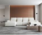 U-Form-Sofa CARNOS Creme