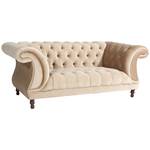 Ivette Sofa 2-Sitzer Beige - Textil - Holz teilmassiv - 200 x 80 x 100 cm