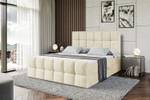 Boxspringbett RICAR-Z Beige - Breite: 140 cm - H4