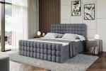 Boxspringbett VIONE-Z Dunkelgrau - Breite: 180 cm - H3