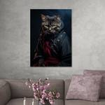 Leinwandbild The Dark Cat 70 x 105 cm