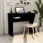 Schreibtisch Schwarz - Holzwerkstoff - Massivholz - 90 x 74 x 90 cm