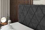 Boxspringbett LEPARO Schwarz - Breite: 180 cm - H4