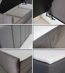 Boxspringbett Star Lux Grau - Breite: 180 cm