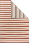 Wendeteppich Terrazzo Beige - Rot - Textil - 140 x 1 x 200 cm