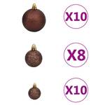 Weihnachtsbaum 3009445-1 Bronze - Gold - Grün - 155 x 300 x 155 cm