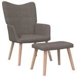 Relaxsessel mit Hocker 3010030-2 Taupe