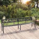 Banc de jardin 3005095-2 Noir - Métal - Matière plastique - 246 x 77 x 246 cm