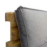 Coussin de palette Royal Gris - Matière plastique - 80 x 12 x 120 cm