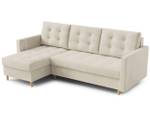 Ecksofa DELLO Creme