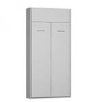 Armoire lit DYNAMO Blanc - Largeur : 101 cm