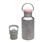 Trinkflasche Adventure und Tiere Pink - Silber