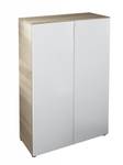 Armoire à usages multiples Dlel Blanc - Bois manufacturé - 72 x 103 x 36 cm