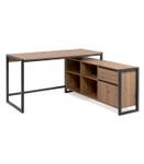 Eckschreibtisch Prague Beige - Holzwerkstoff - 142 x 75 x 139 cm