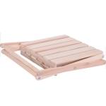 Hocker doppelt Holz, aus