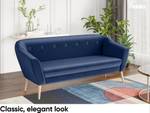 Sofa Doris (3-Sitzer) Blau