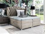 Boxspringbett Colombo Beige - Breite: 220 cm