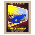 Bilderrahmen Poster French Riviera Eiche