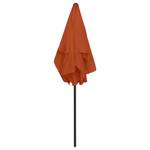 Parasol de plage 3007202 Brun rouge